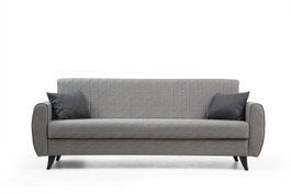 Atelier Del Sofa Sofá cama de 3 plazas Gris claro